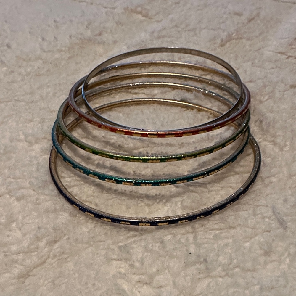 Multicolor Bangle Set